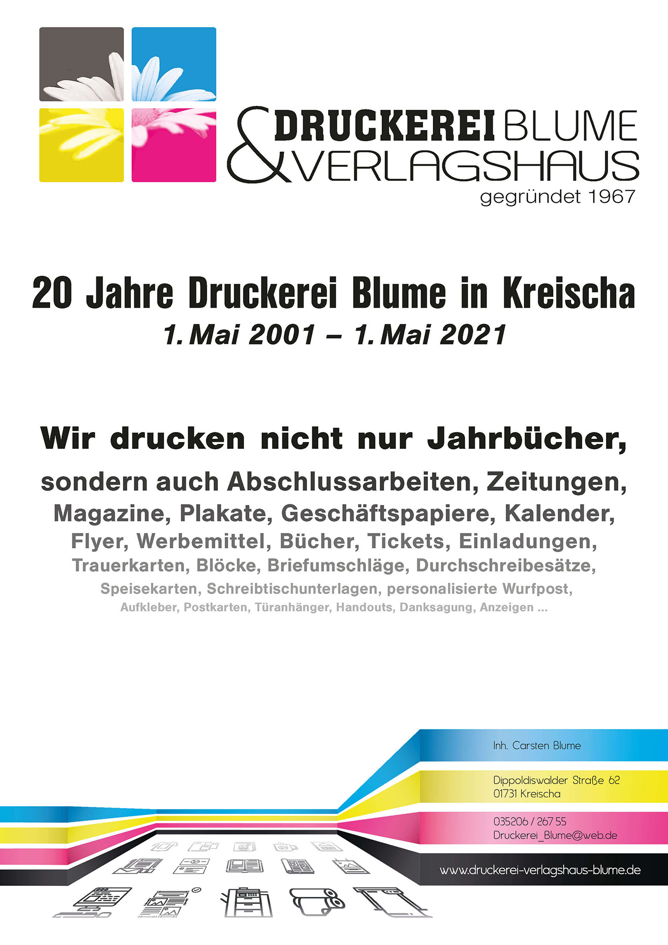 20 Jahre Druckerei Blume